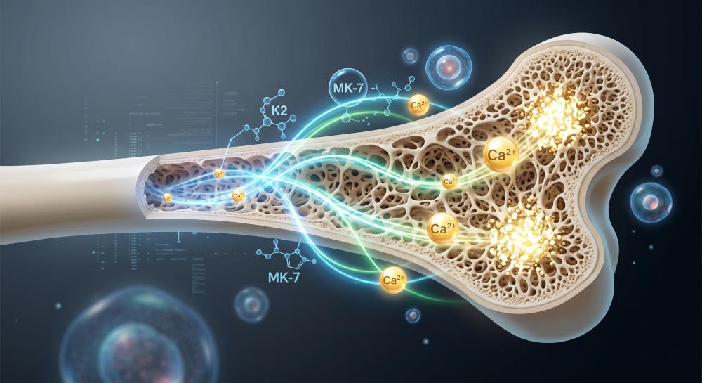 So wirkt Vitamin K2 zur Erhaltung der Knochen