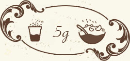 5 g Maca-Pulver mit Wasser, Saft, Shakes oder Milch vermischen