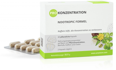 Nootropische Formel mit titrierten Extrakten