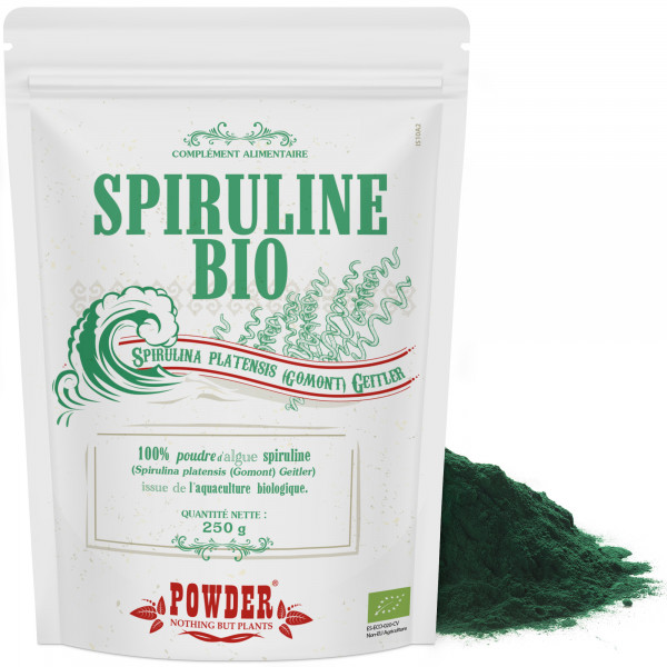 Biologische Spirulina Pulver