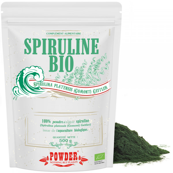 Biologische Spirulina Pulver
