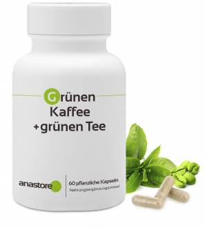 Grüner Kaffee + grüner Tee