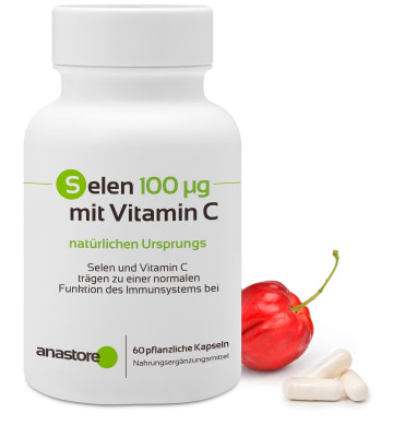 Vitamin C und Selen tragen zu einer normalen Funktion des Immunsystems bei